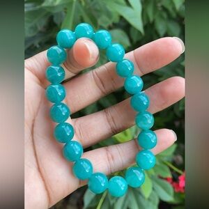 Amazonite beaded bracelet